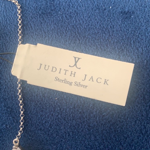 Judith Jack Rare Marcosite Crystal Flower Sterling Necklace - Picture 5 of 7